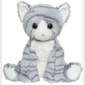 Teddykompaniet Bamse Kattevenner Mio 23 cm, Grstribet