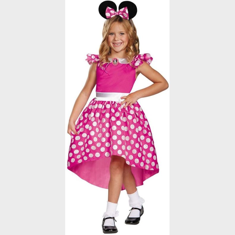 Disney Minnie Mouse Prinsessekostume Minnie Classic, Pink, 3-4 r