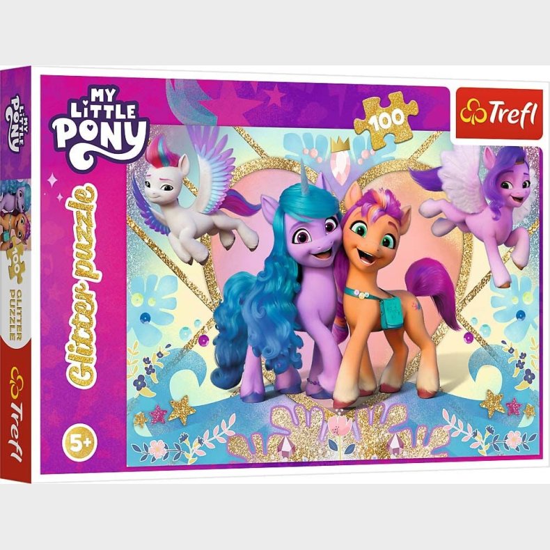 Trefl My Little Pony Glitter Puslespil 100 Brikker