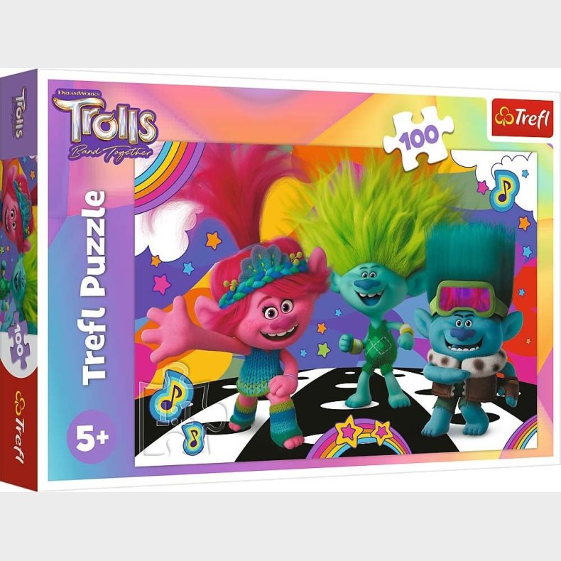Trefl Trolls Puslespil 100 Brikker