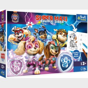 Trefl Primo Paw Patrol The Mighty Movie Super Maxi Puslespil 24 Brikker