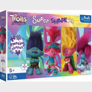 Trefl Junior Trolls 3 XL Puslespil 104 Brikker