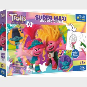 Trefl Primo Trolls 3 Super Maxi Puslespil 24 Brikker