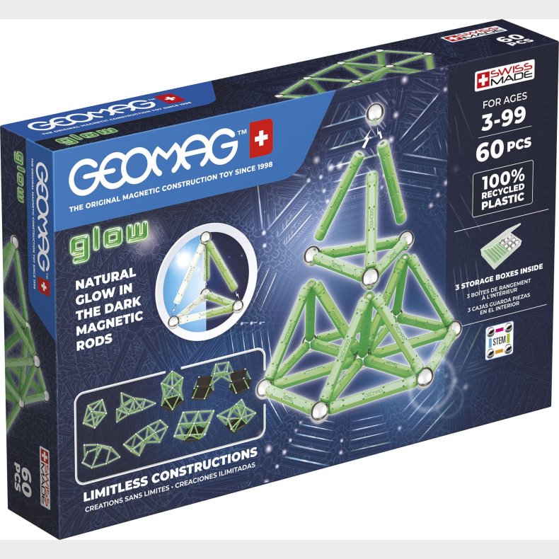 Geomag Glow Byggest 60 Dele