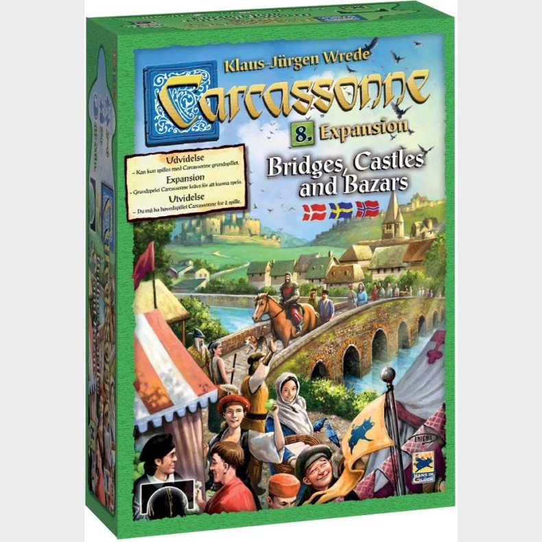 Carcassonne Expansion 8: Bridges, Castles &amp;  Bazars