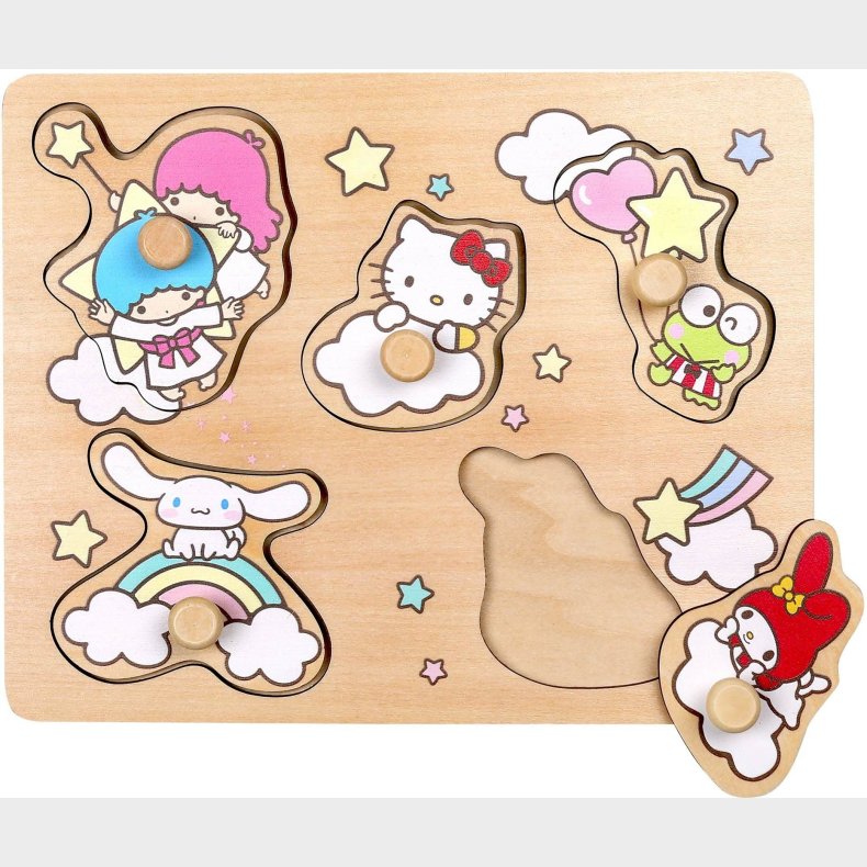 Hello Kitty Knoppuslespil 5 Brikker