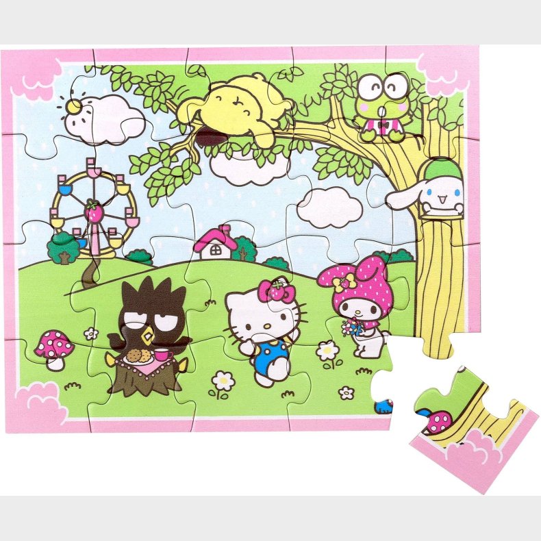 Hello Kitty Trpuslespil 20 Brikker