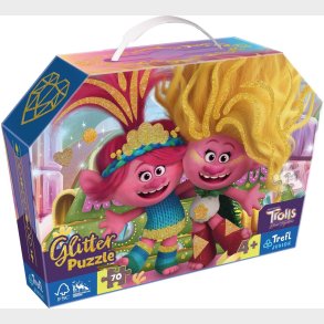 Trefl Junior Glitter Trolls Puslespil 70 Brikker