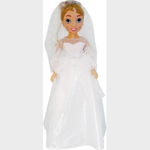 Bambolina Dukke Brud 80 cm