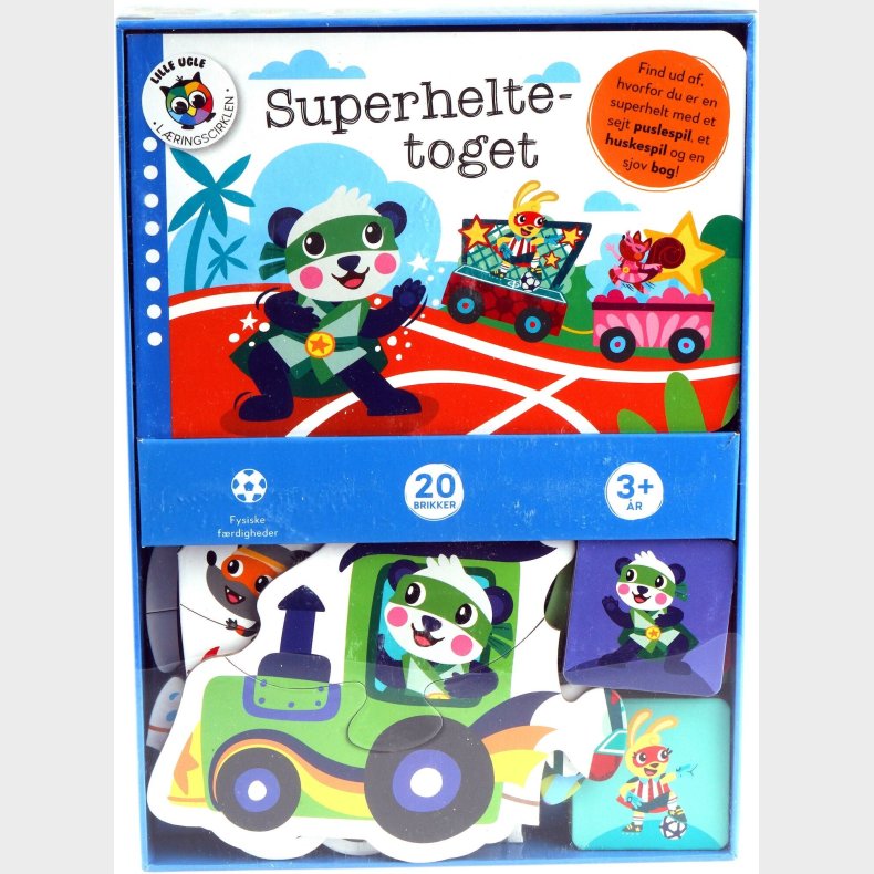 Superheltetoget - Bog med puslespil
