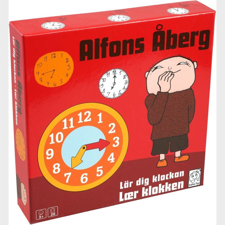 Alfons berg Brnespil 20 Brikker Lr Klokken