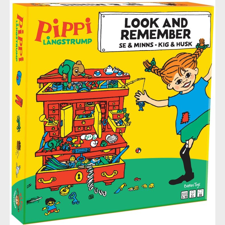 Pippi Langstrmpe Kig &  Husk Spil
