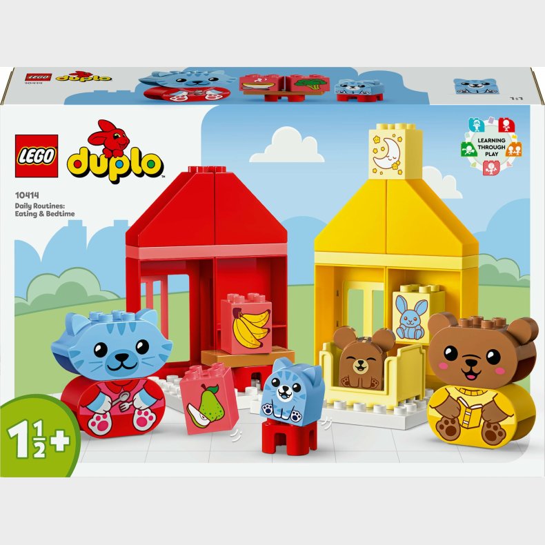 LEGO DUPLO My First 10414 Dagligdagens rutiner: Spisetid og sengetid
