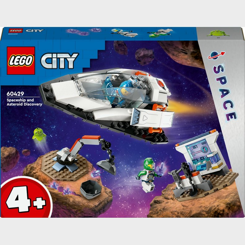 LEGO City 60429 Rumskib og asteroideforskning