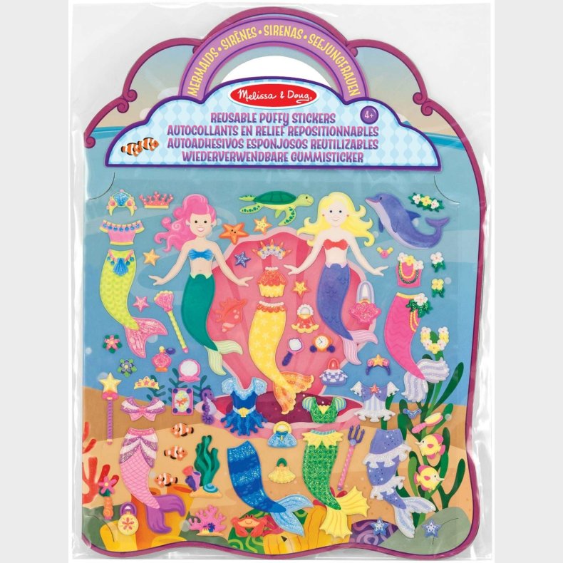 Melissa &amp; Doug Klistermrkebog Havfruer 65 Stk.