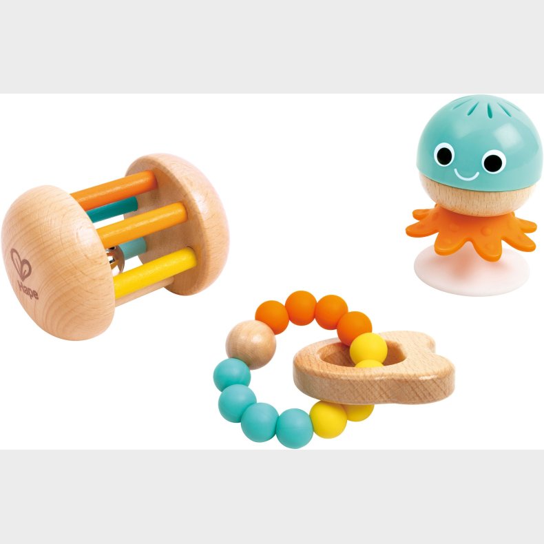 Hape Baby-to-Toddler Sensory Legest 3 Dele