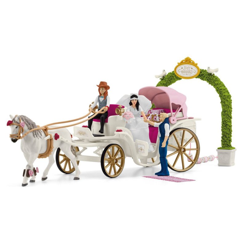 Schleich 42641 Horse Club Legest Bryllupsvogn