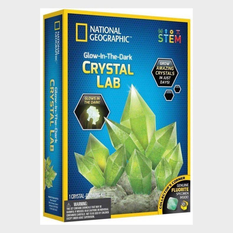 National Geographic Glow-in-the-dark Crystal Lab Eksperimentst