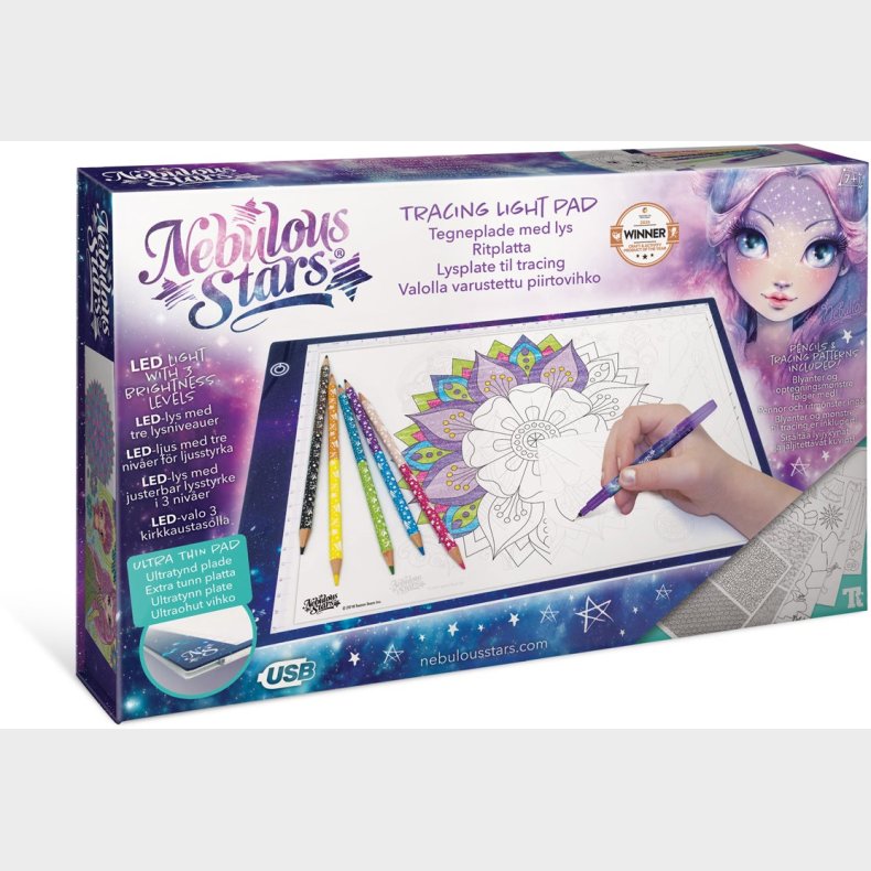 Nebulous Stars Tegnetablet med LED-lys