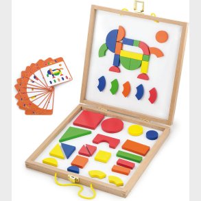 VIGA Magnetiske Klodser 42 Stk.