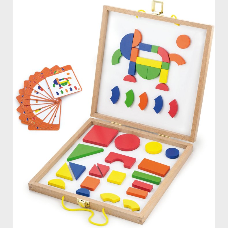 VIGA Magnetiske Klodser 42 Stk.