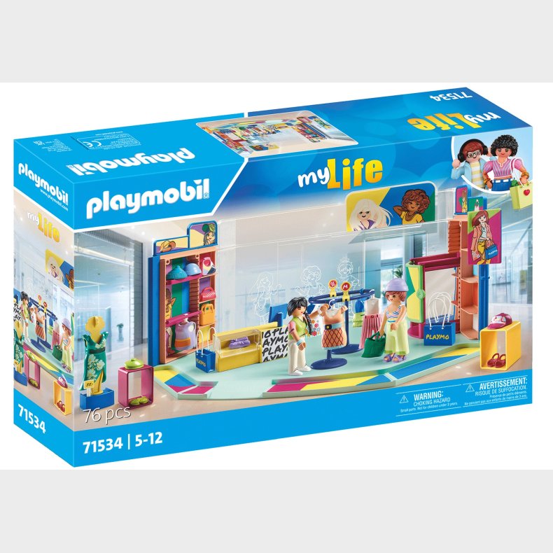 Playmobil 71534 My Life Byggest Modebutik