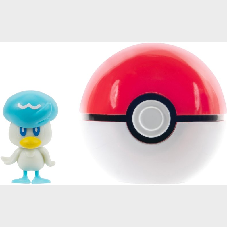 Pokmon Clip 'N' Go Legest Quaxly med Pok Ball