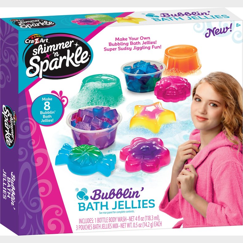 Shimmer n' Sparkle DIY-st Badegeler