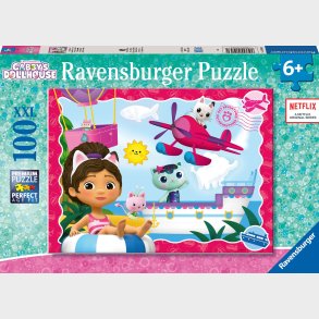 Ravensburger Gabby's Dollhouse XXL Puslespil 100 Brikker