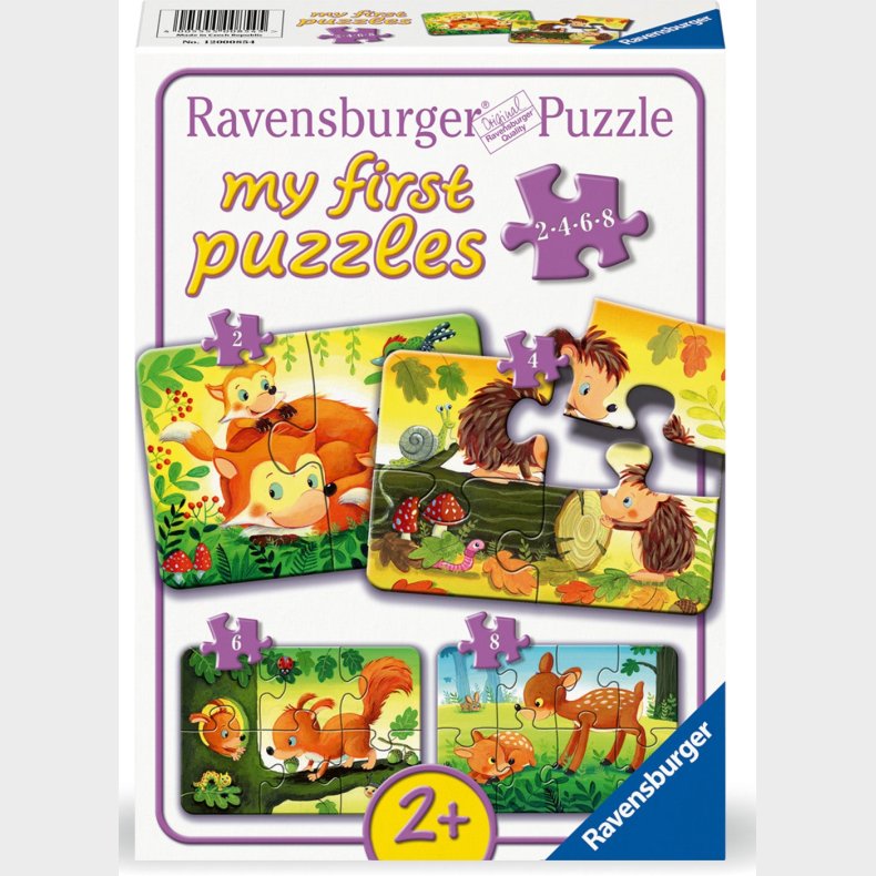 Ravensburger My First Puzzles Forest Animal Fun Puslespil 4-i-1