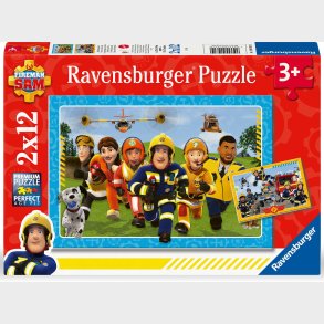 Ravensburger Brandmand Sam Puslespil 2x12 Brikker