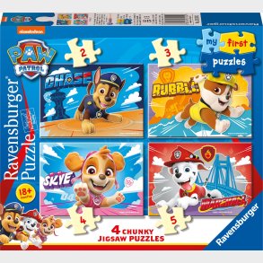Ravensburger My First Puzzles Paw Patrol Puslespil 4-i-1