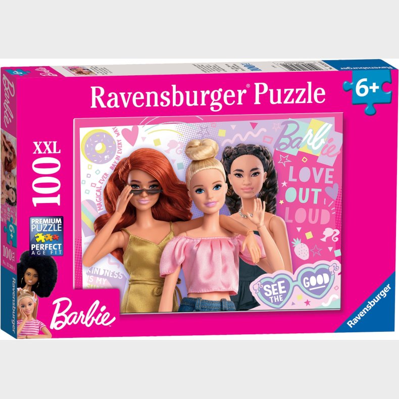 Ravensburger Barbie XXL Puslespil 100 Brikker