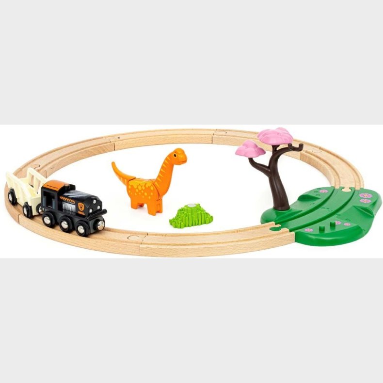 BRIO World 36098 Rundt Togst med Dinosaur