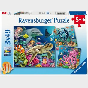 Ravensburger Puslespil Under Water 3x49 Brikker