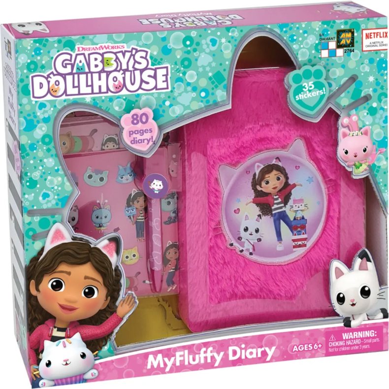 Gabby's Dollhouse Fluffy Dagbog