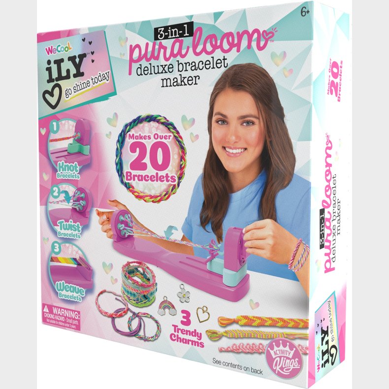 WeCool Pura Loom Deluxe 3-i-1 Armbndsst