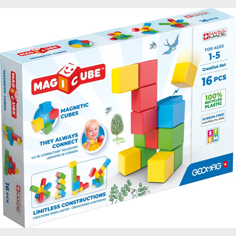 Geomag Magicube Creative Set Byggest 16 Dele