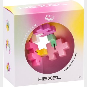 Plus-Plus HEXEL Fidget Legetj Bubblegum
