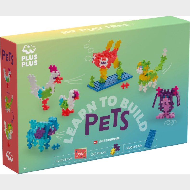 Plus-Plus Learn to Build Pets Byggest 275 Dele