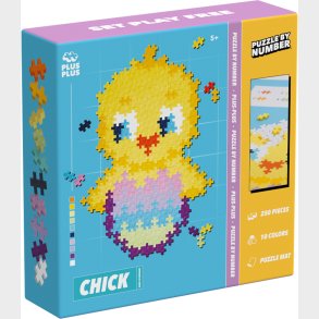 Plus-Plus Puzzle By Numbers Chick Byggest 250 Dele