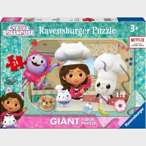 Ravensburger Gabby's Dollhouse Mega Gulvpuslespil 24 Brikker