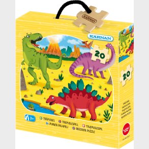 Kärnan Trpuslespil Dinosaurer 20 Brikker