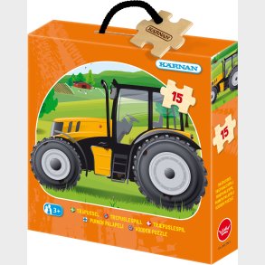 Kärnan Trpuslespil Traktor 15 Brikker