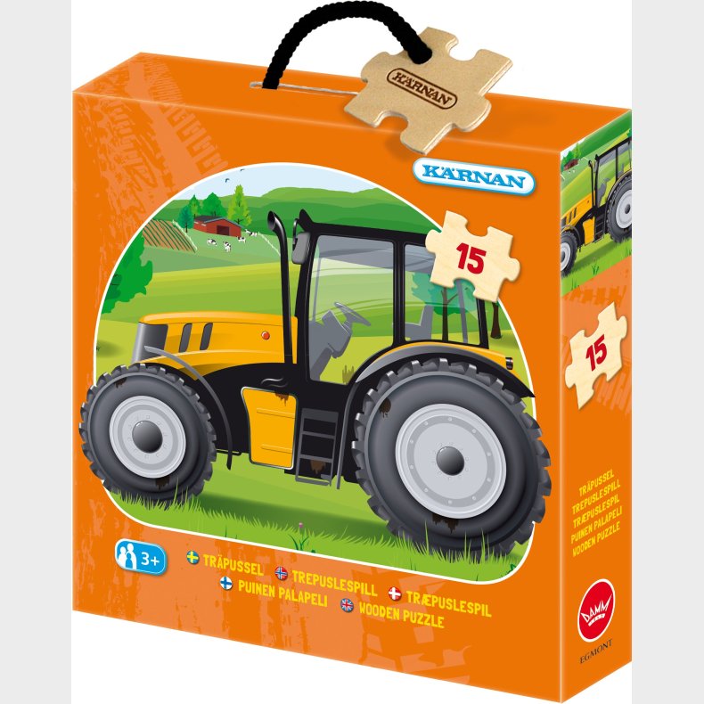 K&auml;rnan Trpuslespil Traktor 15 Brikker