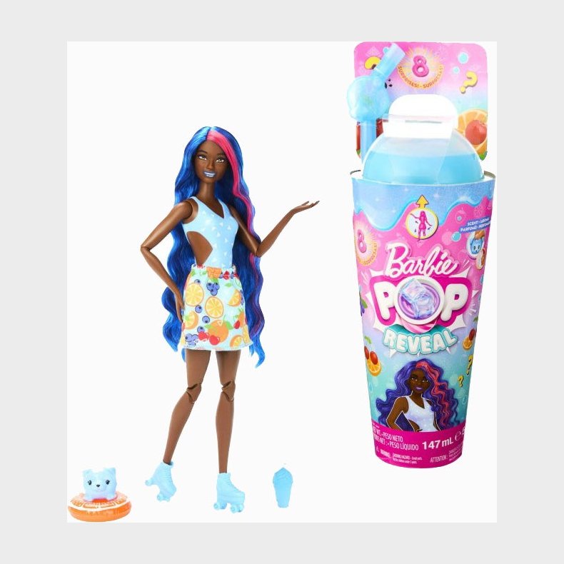 Barbie Pop Reveal Dukke Fruit Punch