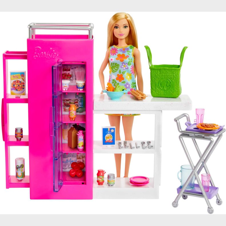 Barbie Legest med Dukke Spisekammer