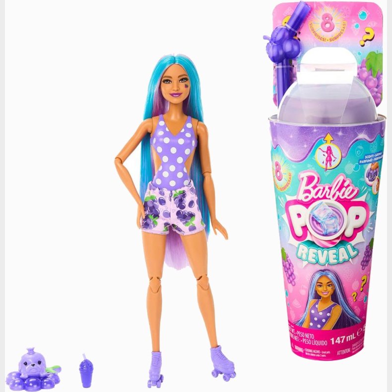 Barbie Pop Reveal Dukke Grape