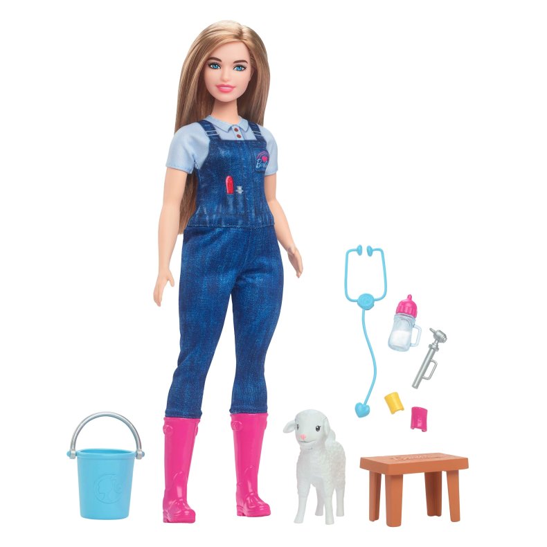 Barbie Livestock Modedukke Bondegrdsdyrlge