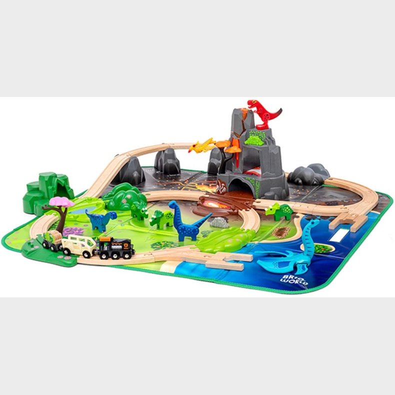 BRIO 36104 Deluxe-st med Dinosaurer